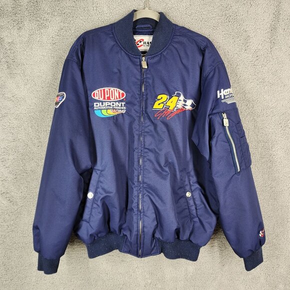VTG Chase Authentic Jeff Gordon‎ Hendrick Motorsports DuPont Large Blue Jacket - Picture 1 of 8